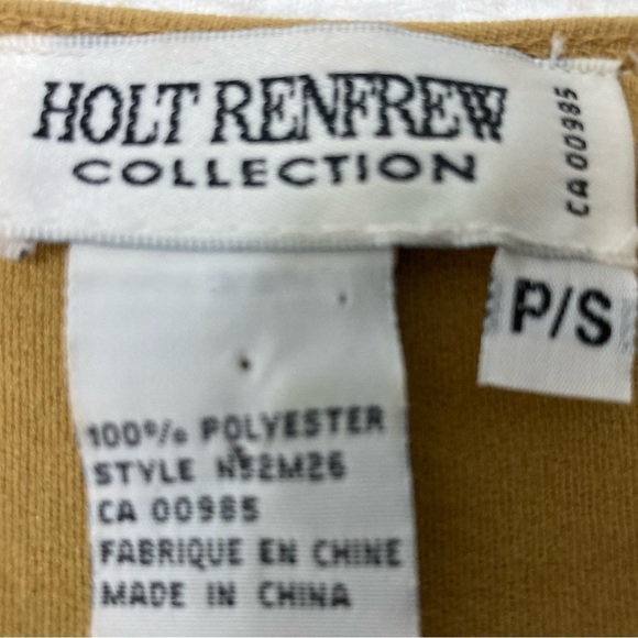 Holt RENFREW COLLECTION VINTAGE GOLD SEQUIN JACKET - Size Small - Picture 10 of 10